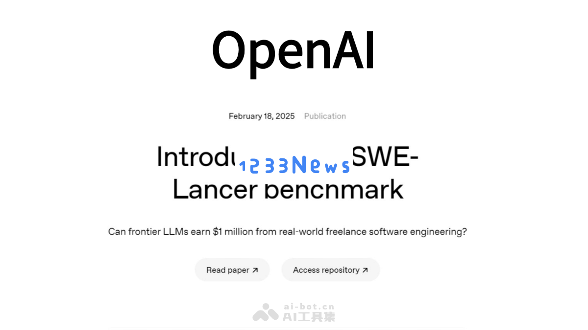 SWE-Lancer - OpenAI 最新发布的大型语言模型性能评测基准介绍