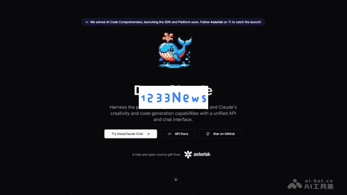 DeepClaude － 开源人工智能应用开发平台，深度融合 DeepSeek R1 与 Claude 模型，实现高效协作与创新