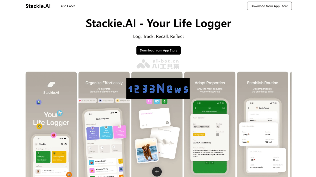 Stackie.AI - 一款智能记录与生成工具，自动化实现内容分类与格式优化