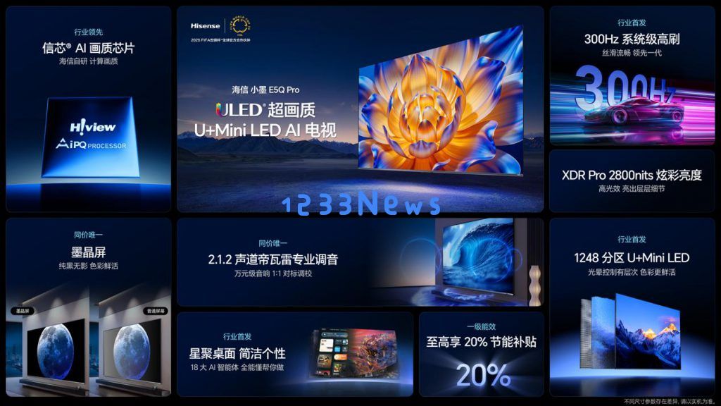 重磅新品！海信发布2025超级大单品小墨E5Q Pro：科技与艺术的完美结合？ 创新定义未来