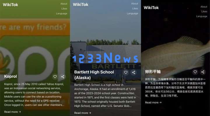 他用AI做了一个维基百科「抖音」版，学知识比刷短视频还上瘾