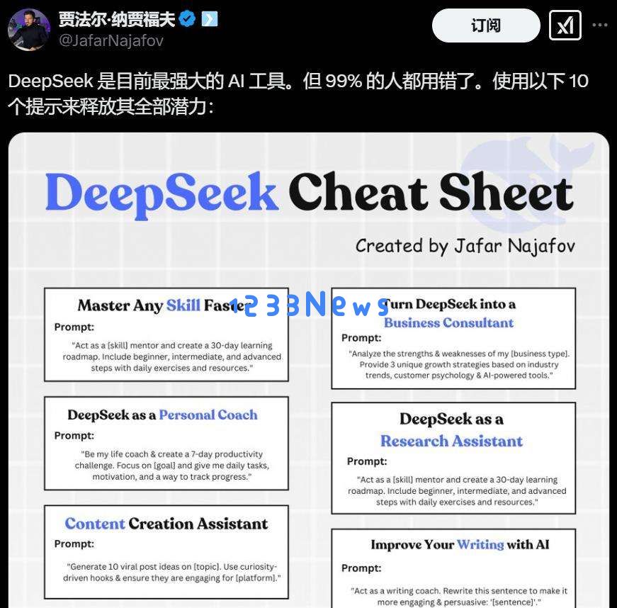 99美元的DeepSeek教程在外网热销，引发了国外用户的关注和参与热潮