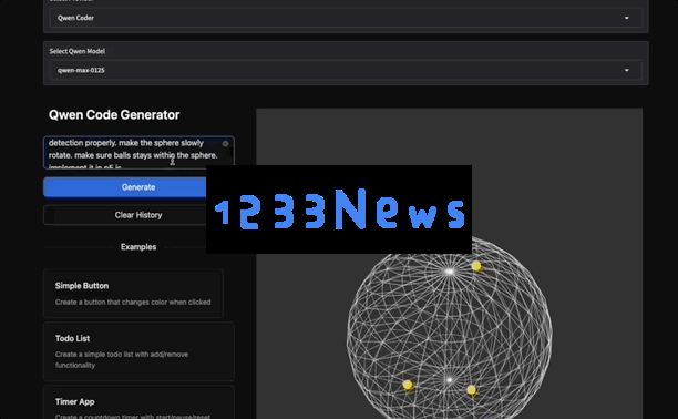 阿里除夕发布Qwen2.5-Max反超DeepSeek V3，一句话开发小游戏