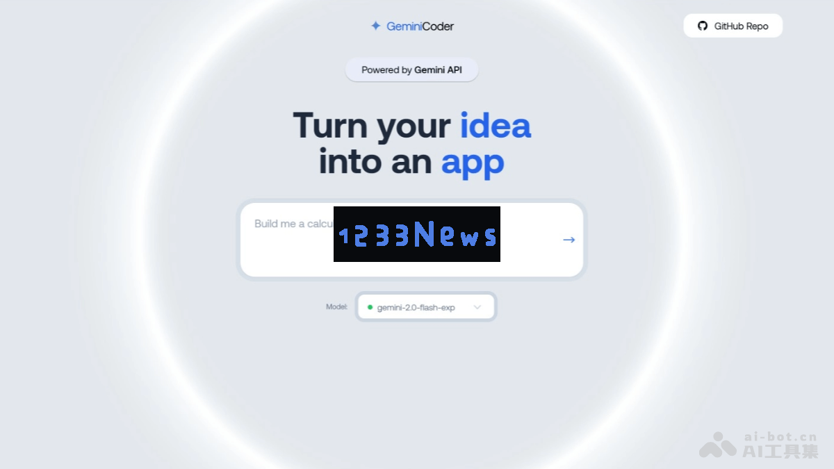 Gemini Coder - AI 驱动的应用生成工具，实现文本描述的即时代码生成与实时预览功能