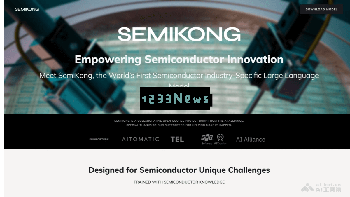 SEMIKONG – 专为半导体行业创新研发的大型语言模型解决方案
