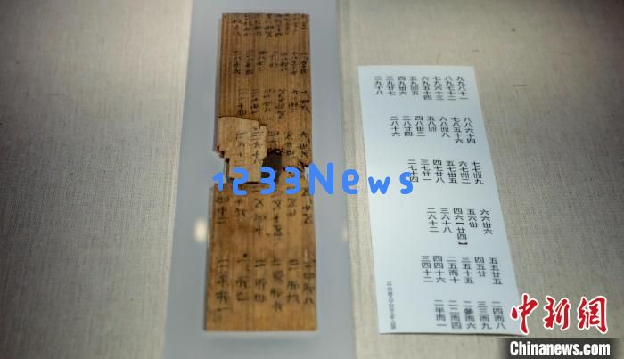 长江中游简牍文物首次集中展出：古老文明的新生展示与历史的对话