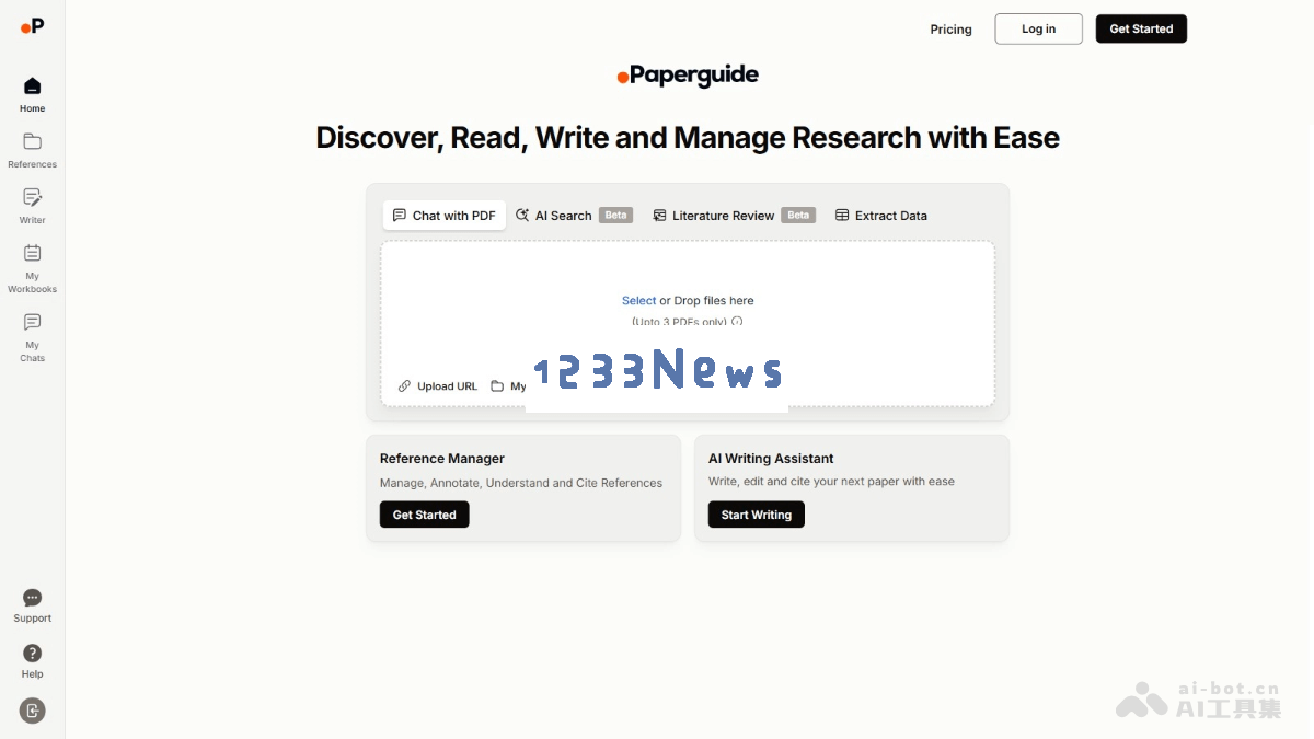 Paperguide – 专为科研工作者量身定制的全能 AI 学术写作工具助手