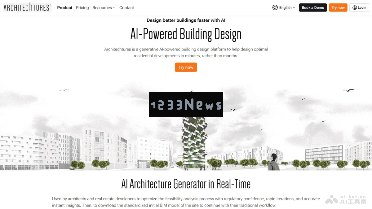 ARCHITEChTURES – 一款智能建筑设计平台，支持自动化建模、测量计算及CAD、BIM图纸生成