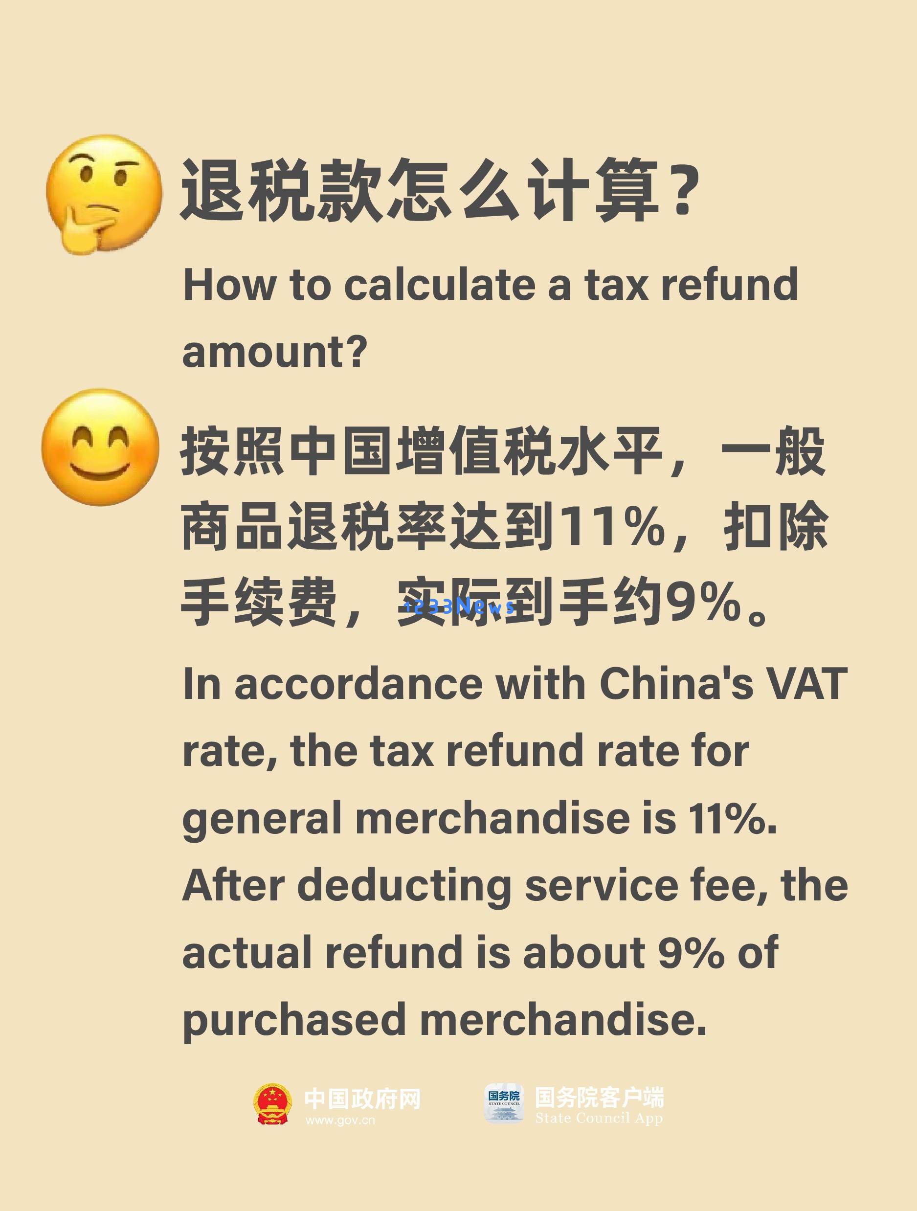 @你的国际好友中国最新离境退税政策实施购物享受更多优惠活动