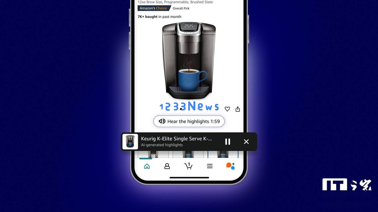 亚马逊创新举措：运用AI音频摘要工具让“购物专家”通过声音展示产品重点