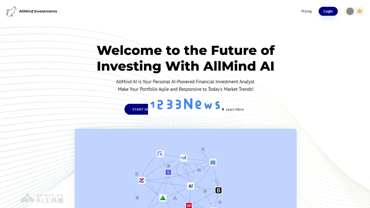 AllMind AI - 基于人工智能的股票分析平台，实时解析市场趋势并制定个性化投资方案