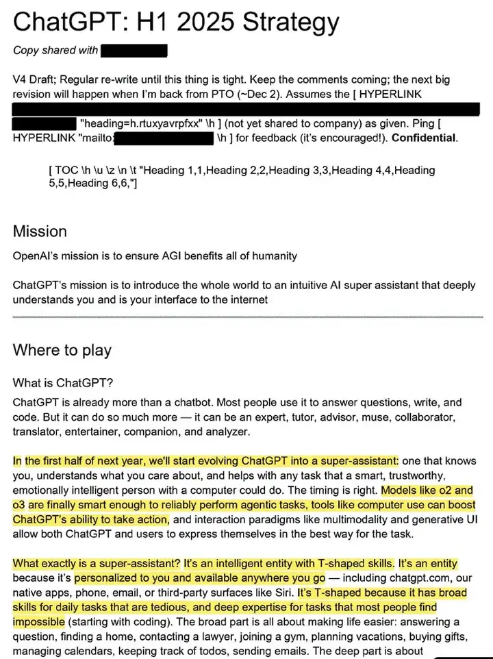 揭秘绝密文件！OpenAI的25年战略目标如何通过ChatGPT征服人类思维，潜在致命一击浮出水面