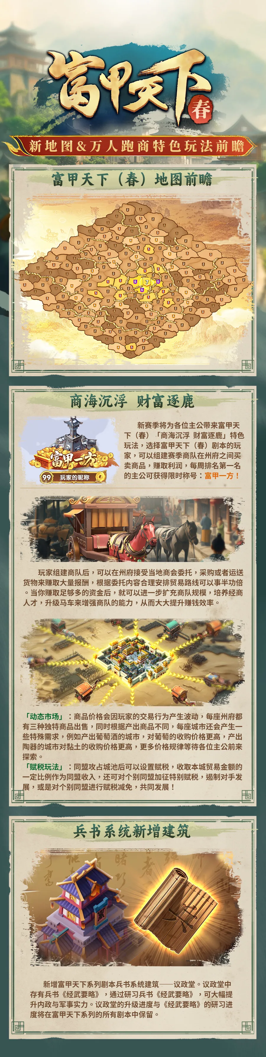 三国冰河时代富甲天下跑商玩法前瞻攻略：如何在商战中披荆斩棘？助你建立商业帝国