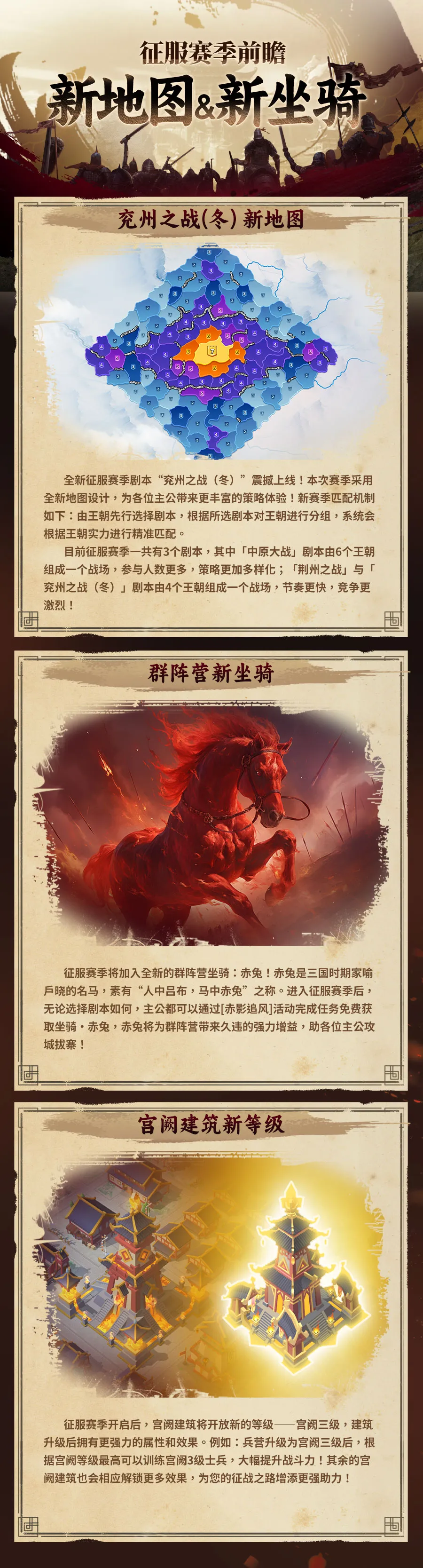 三国冰河时代征服赛季最新前瞻爆料大全：策略变化？玩法升级！