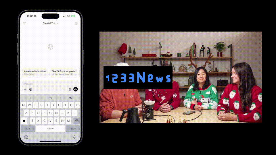 ChatGPT「睁眼」了！OpenAI版「Her」满血上线，还有圣诞限定彩蛋