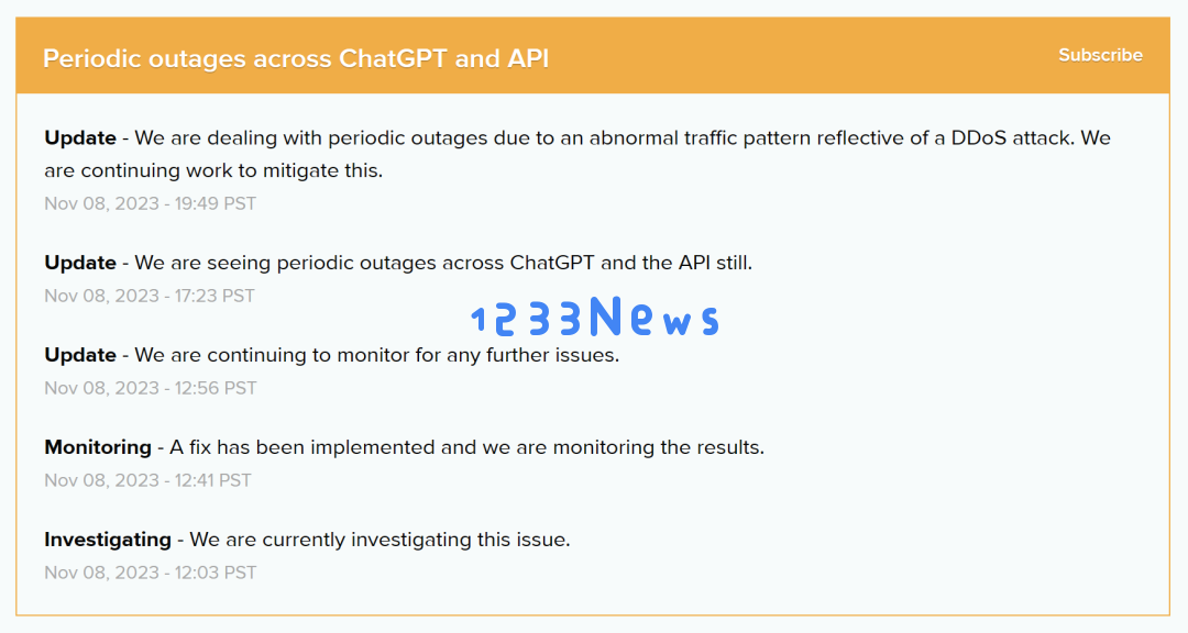 新版 ChatGPT 太火爆，导致宕机两小时？用户崩溃：“我明天 9 点 DDL，快修好啊！”
