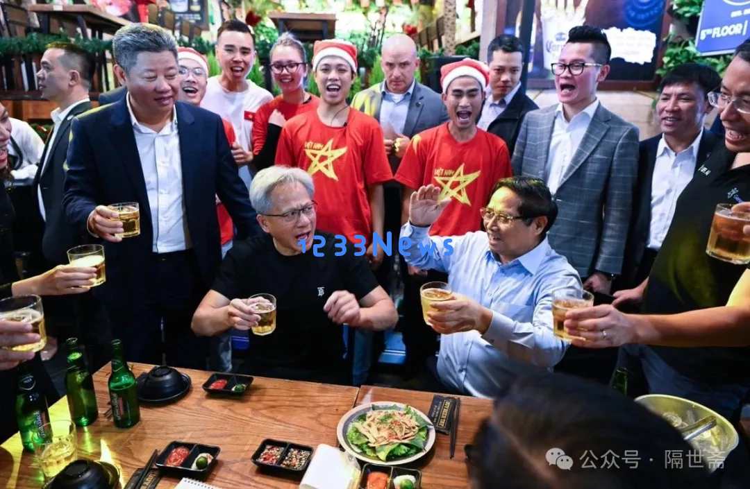 黄仁勋在越南设立AI研究中心，并向越南首富的人工智能医疗企业注资