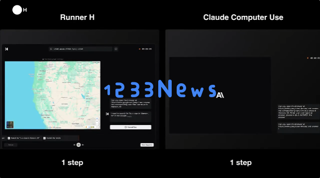 Claude傻眼了！Runner H硬刚上线，用速度告诉你啥叫未来！