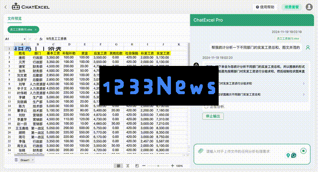 20种复杂Excel操作一句话搞定！北大ChatExcel全新升级，所有人免费可用
