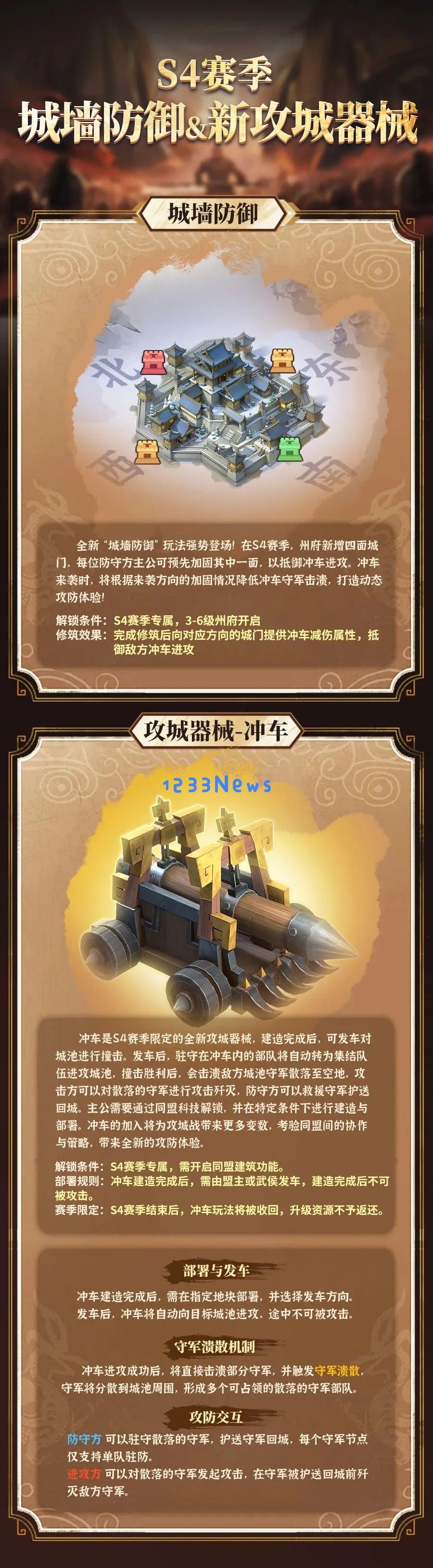 三国冰河时代S4攻城玩法改动详解：趣味新机制为你带来挑战与乐趣！
