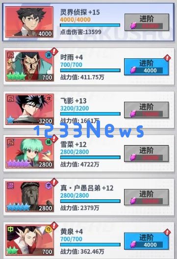 幽游白书宿命觉醒新手最强阵容推荐：掌握绝佳组合，一路高歌猛进！