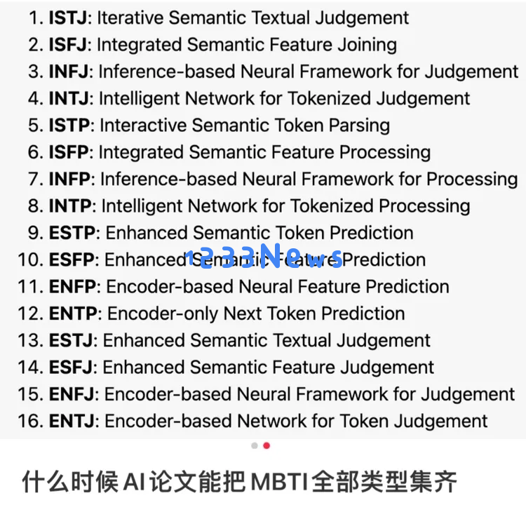 所有AI应用的尽头，是MBTI？