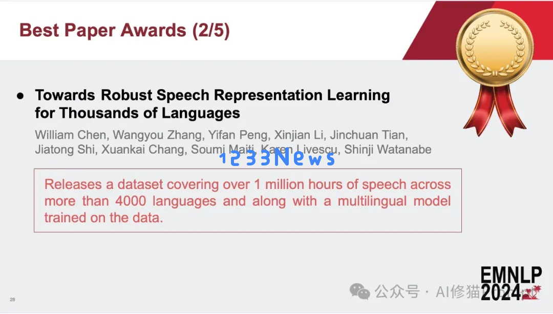 EMNLP2024这五篇最佳论文都讲了什么，下一届将在中国苏州举办，你准备好了吗