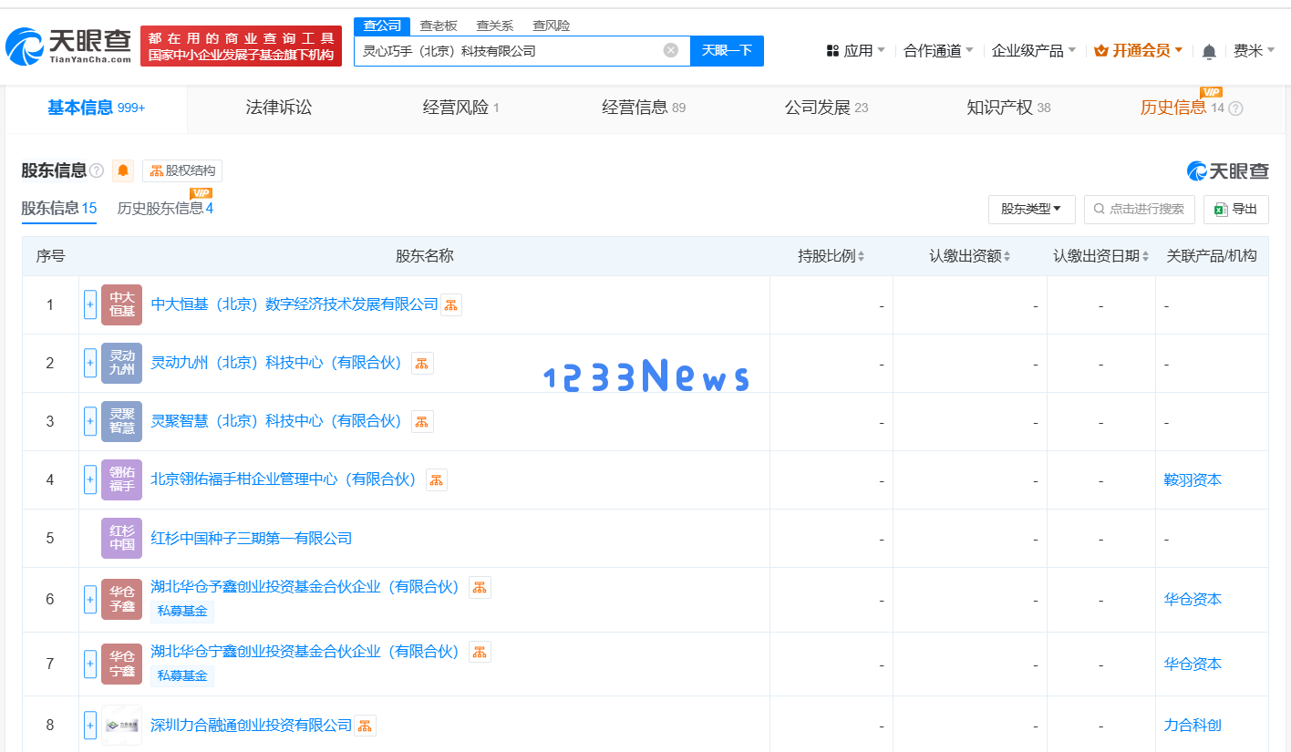 蚂蚁集团与灵心巧手合作入股，共同探索灵巧手与云端智能技术的创新应用领域