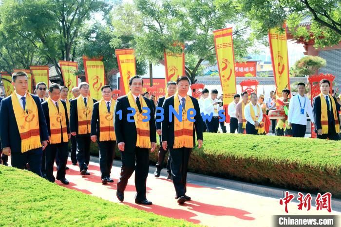 率台青参与公祭伏羲大典 马英九：意义非凡 共创未来，文化传承与青年的责任