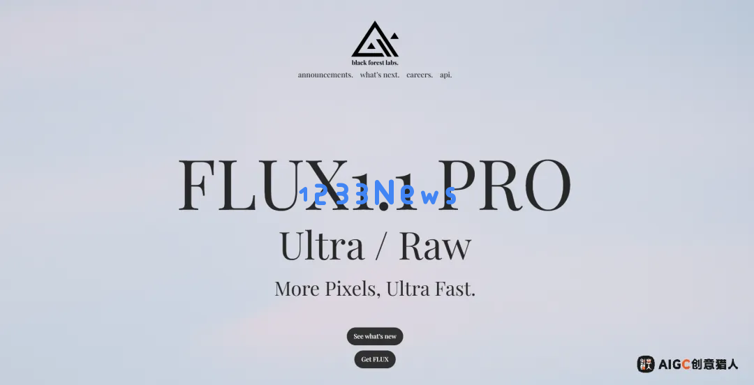 仅需10秒便可生成4K图像，细节媲美专业摄影：FLUX1.1 [Pro] 强势推出Ultra/Raw模式震撼新体验
