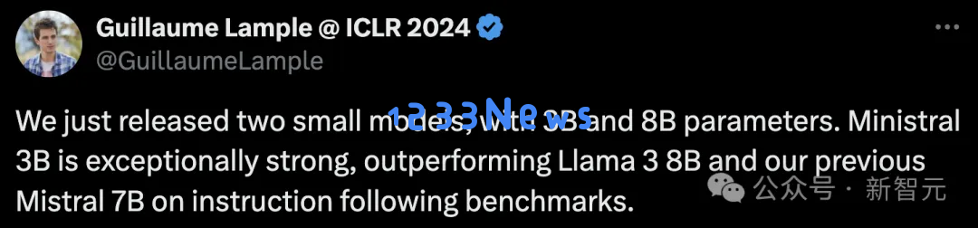 开源版OpenAI再出「神作」，小模型吊打Llama 3！Ministral系列问世，边缘AI革命开启