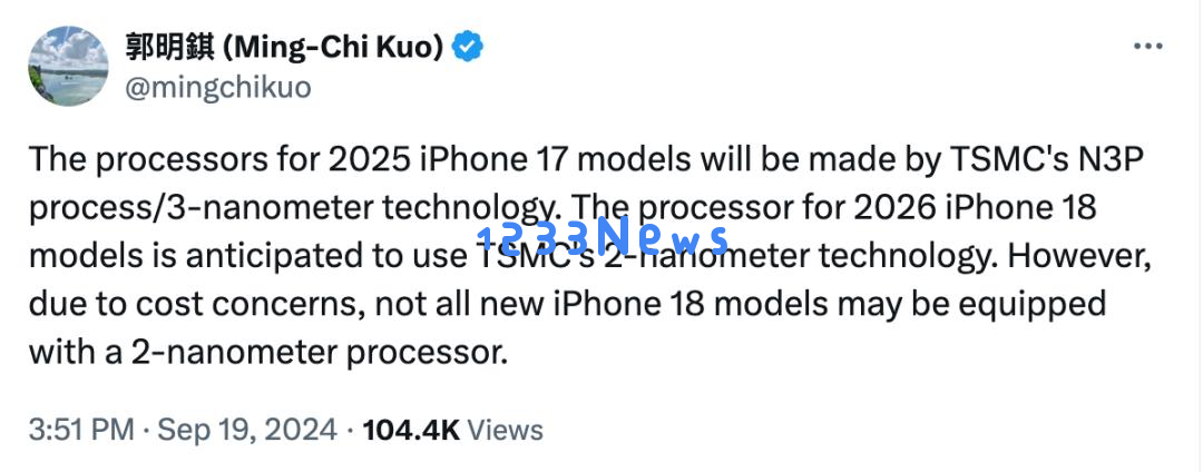 3nm，被疯抢