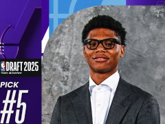 2025年NBA选秀中爵士队以第5顺位成功截获潜力无限的埃斯-贝利