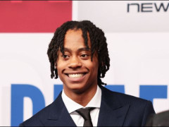 2025NBA选秀奇才队成功选中德克萨斯州超级得分手特雷-约翰逊展望未来