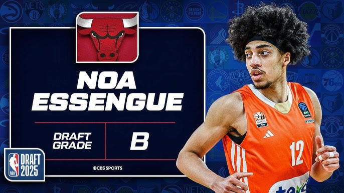 2025年NBA选秀中超级天赋球员诺亚_埃森格被来自芝加哥的公牛队成功选中