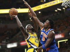 NBA全场录像回放东部决赛：尼克斯对步行者G3（5月26日）唐斯精彩表现引关注