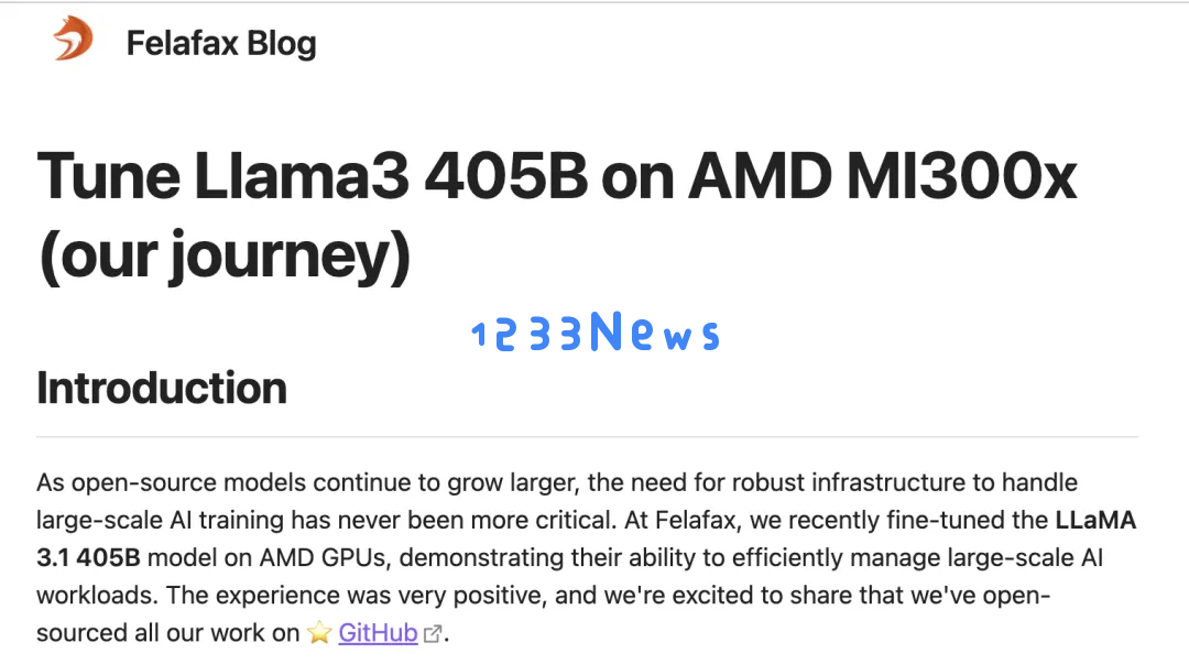 微调大模型，让AMD MI300X展现强大实力！跟随本文学习如何微调Llama 3.1 405B，效能可与H100媲美