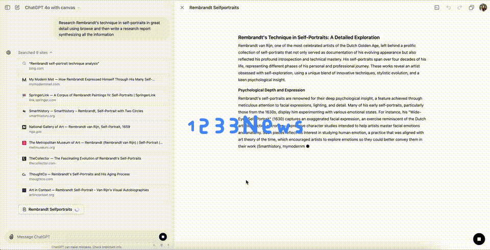 OpenAI canvas一夜封神！超强AI编码研究神器，ChatGPT再次颠覆人机交互