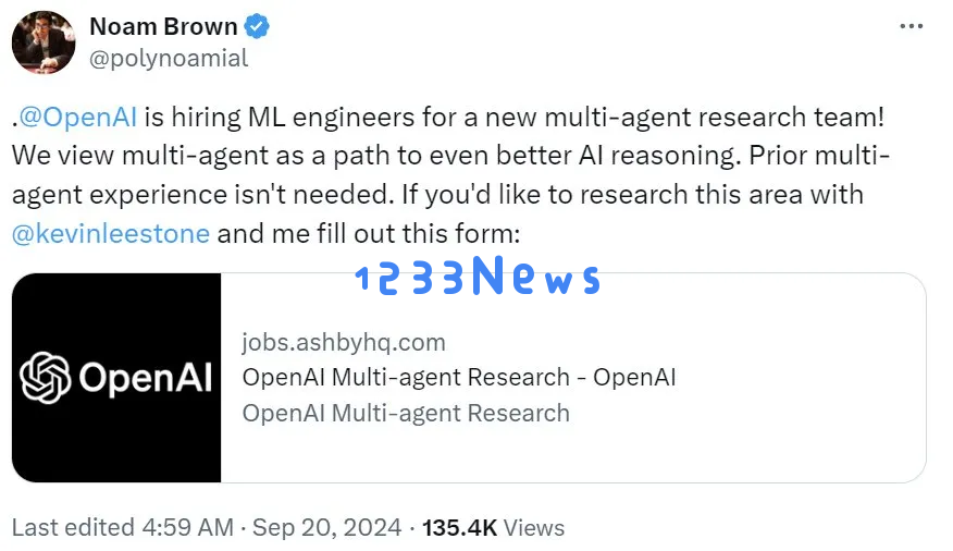 Noam Brown早已预示o1强大推理能力，演讲深度解析AI推理研究脉络
