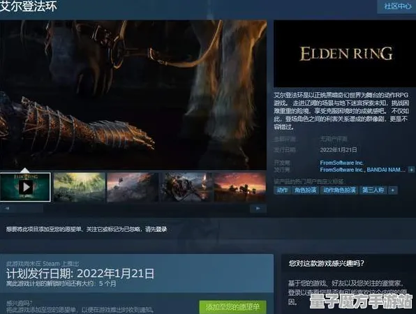 《艾尔登法环》图鉴补完-暑期必玩-跨平台联机-生存建造-剧情解析