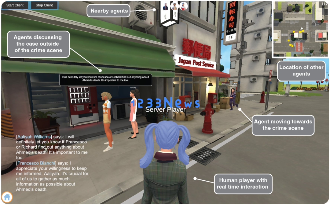 1000个Agent圈地模拟人类社会，北大校友创业AI版「我的世界」