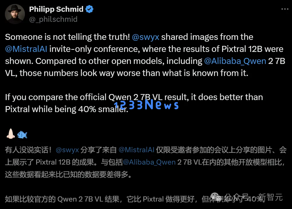 60亿AI独角兽Mistral祭出磁力链，首个多模态Pixtral 12B登场！但被大佬曝出评测造假