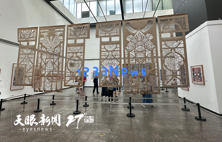 “艺心凝聚·民艺传承”当代贵州剪纸精品展示在贵州美术馆精彩启幕