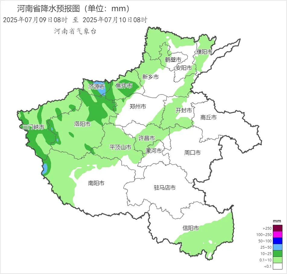 河南部分地区注意强对流天气！西北部、西部及南部将有大雨或暴雨来袭