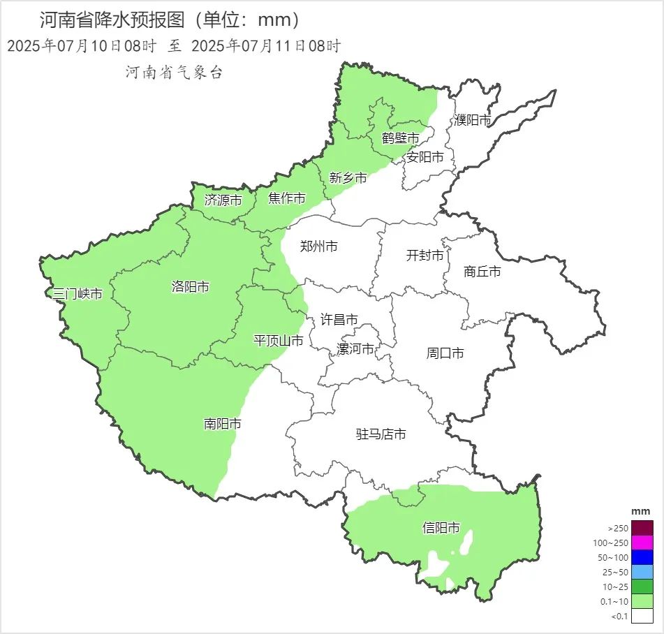 河南部分地区注意强对流天气！西北部、西部及南部将有大雨或暴雨来袭