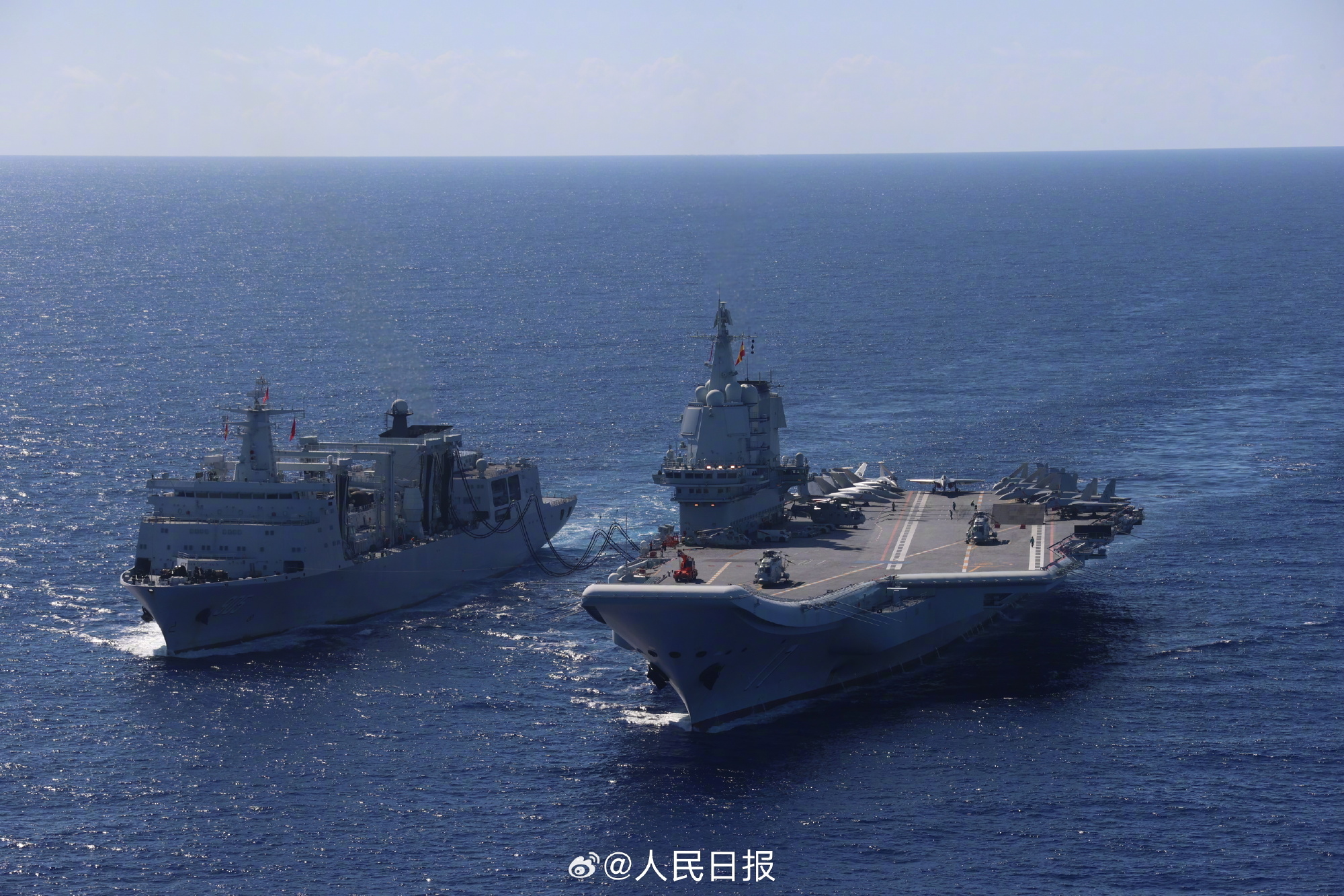 高清盛况！我国双航母成功完成远海实战化训练任务