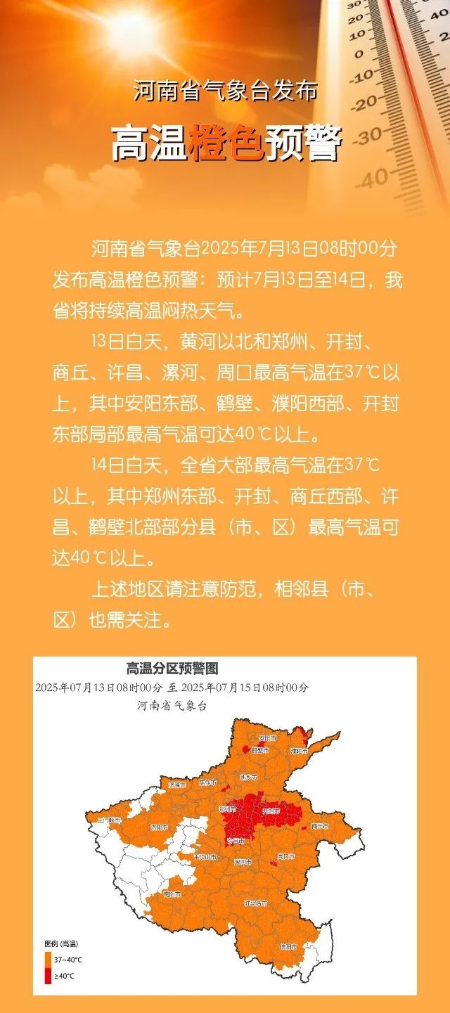 河南高温来袭！局部地区气温将突破42℃，本轮热浪即将达到最强阶段