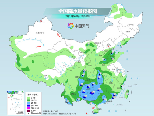 台风影响扩展至湖北湖南等地区高温天气范围逐渐缩小