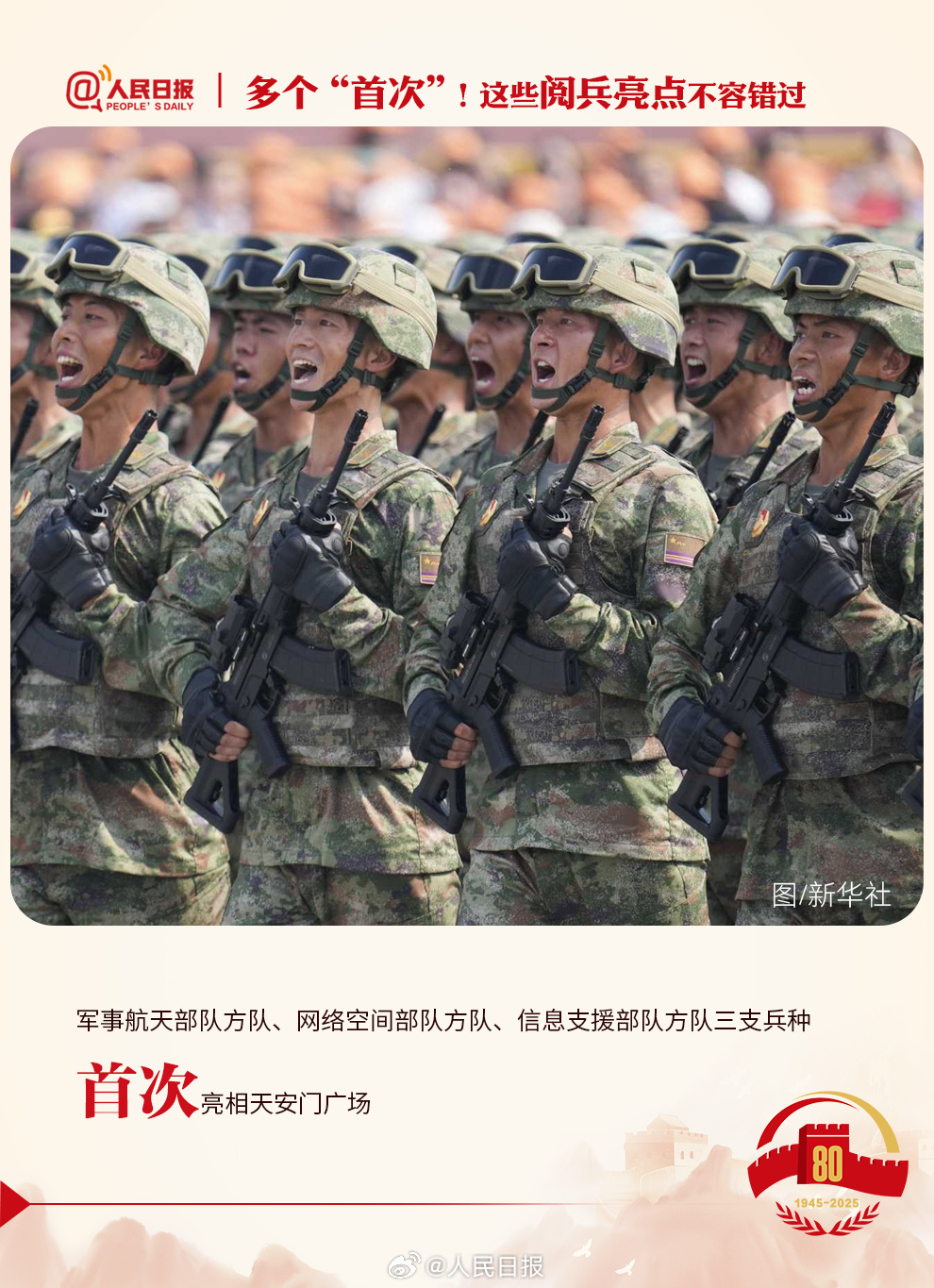 九三阅兵首次揭示的重磅新亮点与创新成就