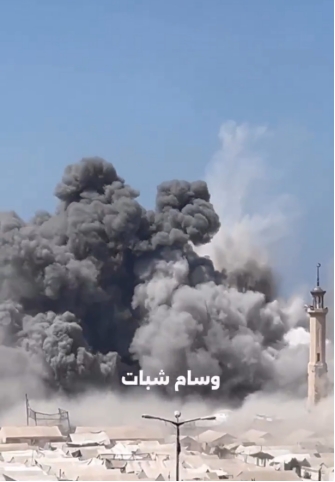 以色列军方确认对加沙城一栋高层建筑进行空袭，指其地下藏有哈马斯军事设施